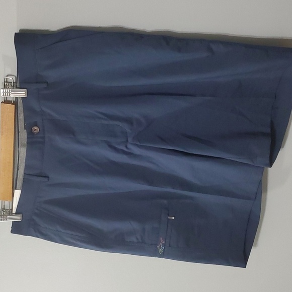 Greg Norman Shorts Men's Sz 36 Blue Performance Fabric Moisture Wicking Stretch - Picture 4 of 13